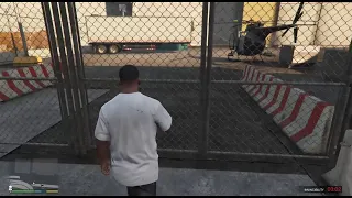Franklin Landed Halicopter at Military base and got Wanted level3 in GTA5