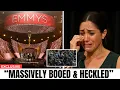 Download Lagu Meghan Markle MASSIVELY  BOOED \u0026 HECKLED After Showing Up Uninvited at HBO Max Emmy Nominee 2025