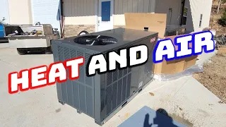 Barn Build Gets HEAT and AIR CONDITIONING First Time EVER