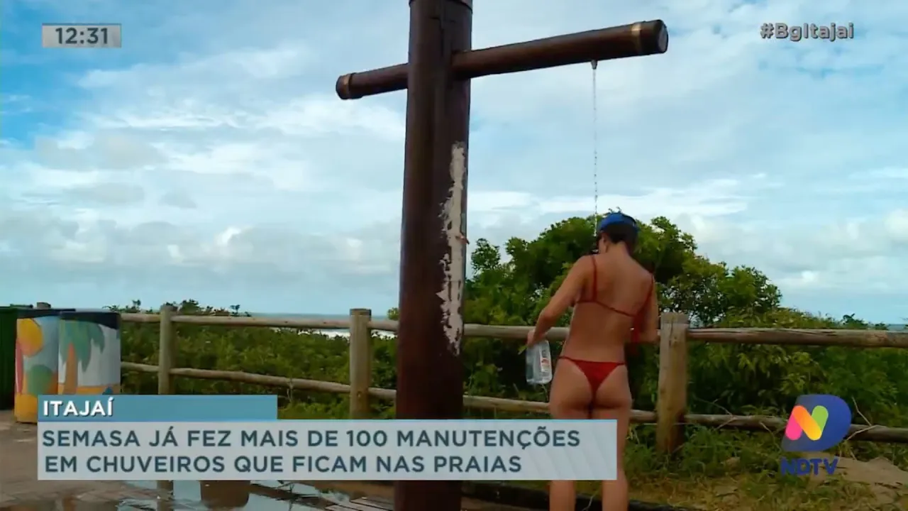 Semasa já fez mais de 100 manutenções em chuveiros que ficam nas praias