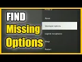 How to Find Missing Developer Options on Fire TV Stick Unlock Hidden Option