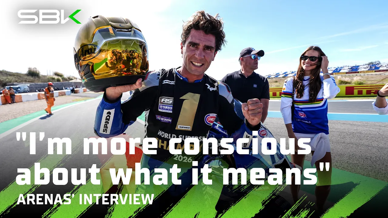 Albert Arenas' Champion interview 🏆✨ | 2026 #EstorilWorldSBK 🇵🇹