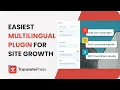 TranslatePress Multilingual - The Easiest Plugin for WordPress Translation That Anyone Can Use