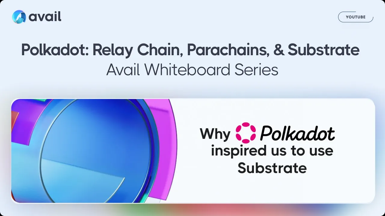 Polkadot: The Relay Chain, Parachains, and Substrate Explained | Avail Whiteboard Series
