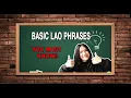 Learning BASIC Lao Phrases EP1. #learning #lao | Julie Savina
