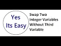 How to swap two integer variables without 3rd variable C With Code Example