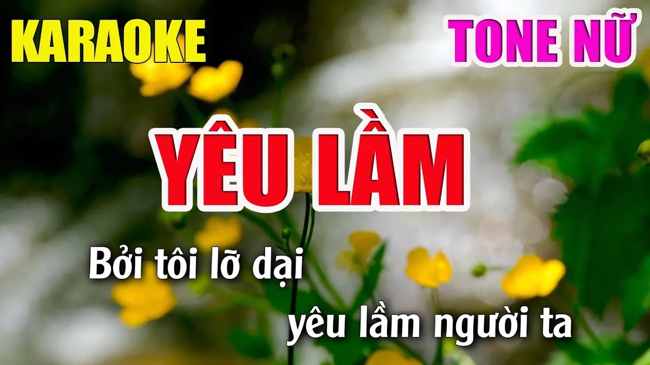 Yêu Lầm Karaoke Tone Nữ - Beat Karaoke Nhạc Sống 2022 - Lâm Organ