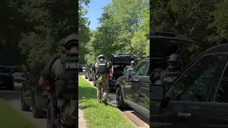 Springfield Police Swat arrives to assist with serving a warrant 700 East Morning Side