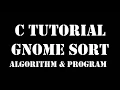 gnome sort example in c programming language