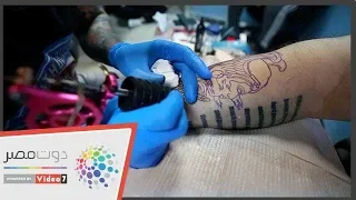 خطوات رسم التاتو علي الجسم 