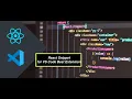ReactJS Best VSCode Extension Simple React Snippets