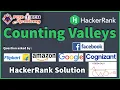 HackerRank Counting Valleys Counting Valleys Problem solution Fox-Tech Academy