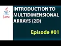 Introduction to Java Multidimensional Arrays 2D Episode