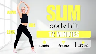 🔥Burn Arm + Leg + Belly Fat🔥12 Min HIIT Workout🔥All Standing🔥Aerobics Style🔥No Repeat🔥