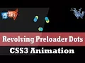 8 Dots Loading Page Animation 2018 - Css Animation Effects Tutorial