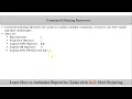 Section-10 -1 List of Command Chaining Operators VRTechnologies By NarendraP