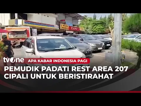 Rest Area 207 Cipali Dipadati Pemudik yang Beristirahat