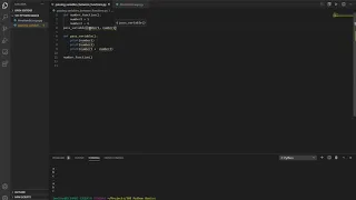 Passing Variables between functions