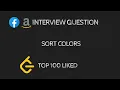 Sort Colors Dutch National Flag Algorithm Python Leetcode - 75