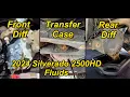 HOW TO Change Front Rear Differential Transfer Case Fluids on a 2020