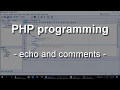PHP single and multiple line comments Apache web server on Windows 10