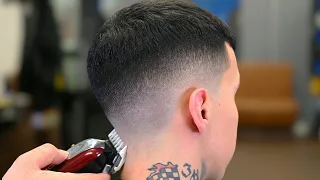 تعلم التكنيك الاحترافي لتدريج الشعر Learn To Mid Fade 