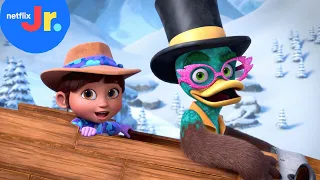 dizzy derples snow escape ridley jones netflix jr
