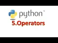 python operators in Hindi membership operator in python Identity operator logical operators