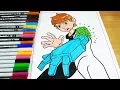 Coloring Pages Ben 10 Diamondhead Transformation - Coloring s Ben 10 Coloring Book 2017