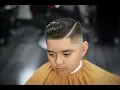 COMBOVER MID FADE BARBER TUTORIAL