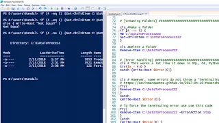 Working with PowerShell to perform SQL tasks