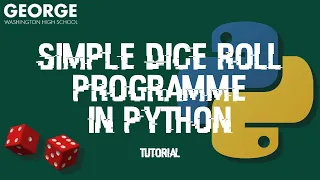 Simple Dice Roll Programme in Python