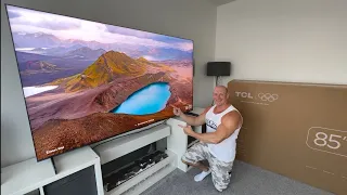 TCL RM9L 85 RGB Mini-LED Unboxing Demo Should OLED worry