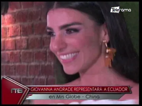Giovanna Andrade representará a Ecuador en Mrs  Globe - China