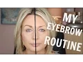 MY EYEBROW ROUTINE MATURE OVER PLUCKED BROWS
