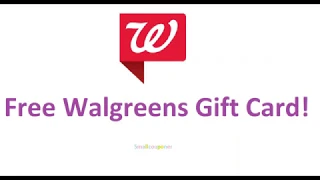 Free Walgreens Gift Card