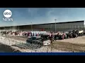 Crossings at the Southern border plunge