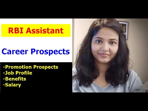 Download MP3 RBI Assistant Career Prospects | Promotions | Job Profile | Salary | Benefits