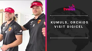 Kumuls, Orchids visit Digicel