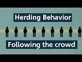 Herding Behavior How following the crowd leads us astray