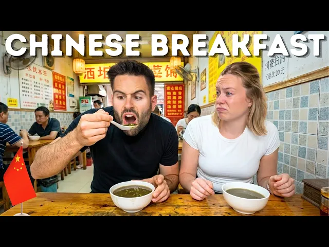 Eating Authentic Chinese Breakfast in Beijing with a Local Can Foreigners Eat The Same Breakfast as Chinese People?