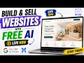 Build SELL Websites with FREE AI Google AI Studio No Coding