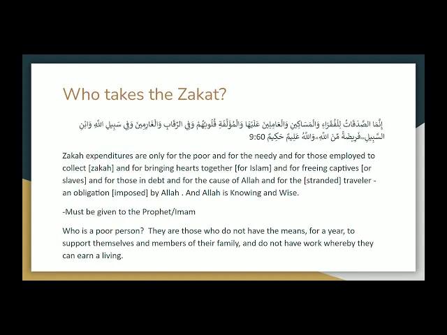 4- Furu Al-Din Course - Zakat - Sayed Saleh Qazwini