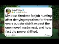 My boss fired me for job hunting after denying my raises for three years but she didn t expect