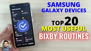 Samsung Galaxy Devices Top 20 Most Useful Bixby Routines
