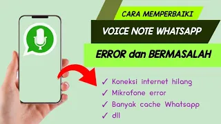 Download Cara Memperbaiki Pesan Suara atau Voice Note Error - VC an Error MP3