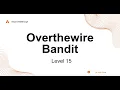 Cyber Security Penetration Test CTF Bandit 15 Connect to Local Port Netcat Telnet Python