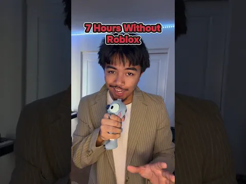 1 HOUR VS 12 HOURS WITHOUT ROBLOX?!? fr #roblox