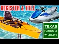 LEGAL KAYAK Registration Title in TEXAS What THEY DON T Tell You AVOID These COSTLY Mistakes