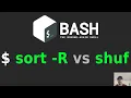 Randomly Order Lines on the Command Line with sort or shuf